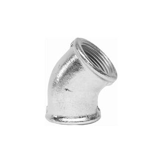 koleno pozinkované 6/4 45°