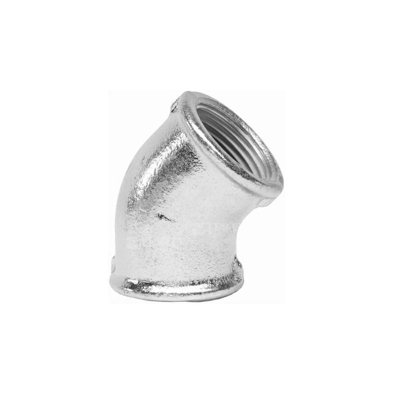 koleno pozinkované 6/4 45°