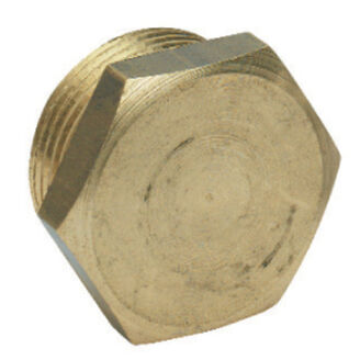 mosazná zátka vnější závit 1/8
