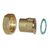 šroubení mosazné k čerpadlu 1x6/4 s kulovým kohoutem