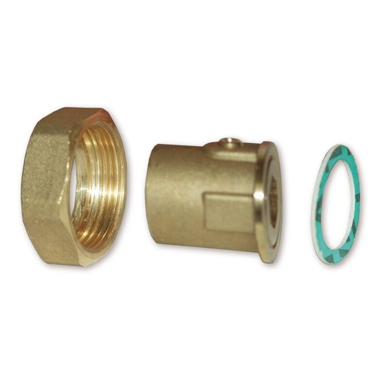 šroubení mosazné k čerpadlu 1x6/4 s kulovým kohoutem