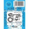 těsnění napouštěcích a vypouštěcích ventilů WC - NISA - P2/229
