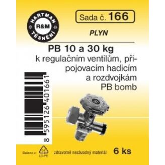 har 166 - sada k plyn.bombam PB 10 a 30kg, rozdvojkam