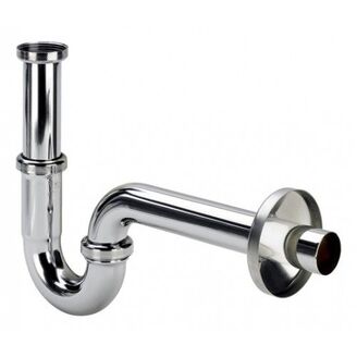 VIE-305611 trubkový zápach. uzávěr 1 1/4x1 1/4 mosaz, pochrom