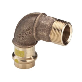 Profipress G-koleno 90° d15x1/2 vnější závit