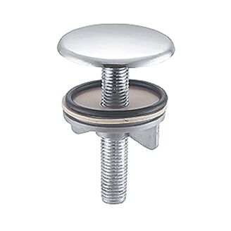 záslepka umyvadl. kovová bíla