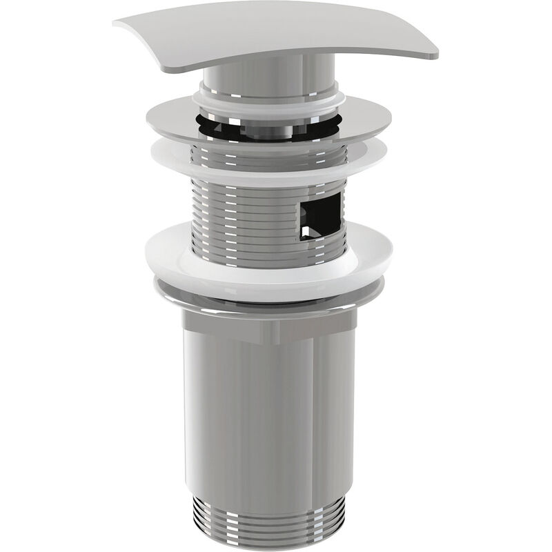 výpust umyvadlová click/clack 5/4 celokovová ALCA PLAST hranatá zátka A393