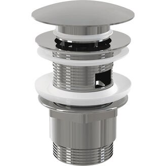 výpusť umyvadl. A390 CLICK-CLAK 5/4  celokovová, velká zátka