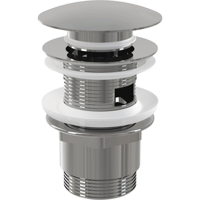 výpusť umyvadl. A390 CLICK-CLAK 5/4 celokovová, velká zátka