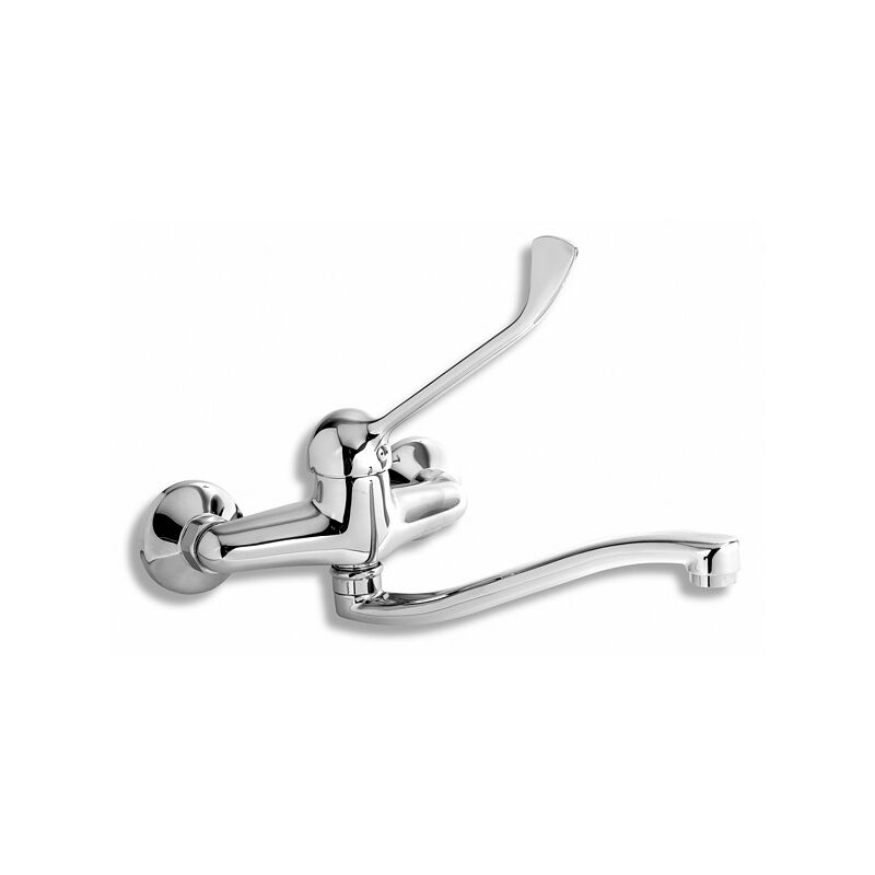 METALIA dřezová/umyvadlová nástěnná 55070L.0 rozteč 150mm chrom lékařská páka