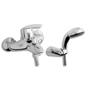 METALIA vanová nástěnná 56 020.0 se sprch.hadicí a držákem chrom