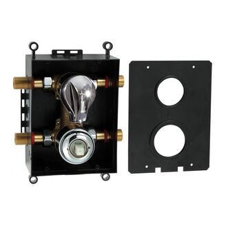 sprch.podomitkovy box METALIA s prepinacem