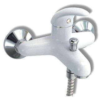 METALIA nástěnná vanová 55 020/1.1 bez příslušenství bílá/chrom 150mm