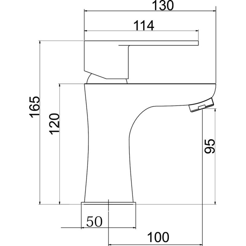 TITANIA FRESH 96001.0 umyv.stoj.bat. s výpustí