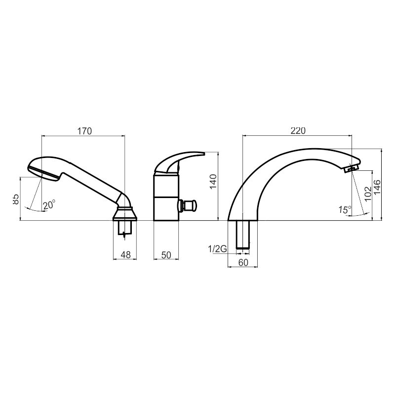 METALIA 55045.0 stoj.vanová bat