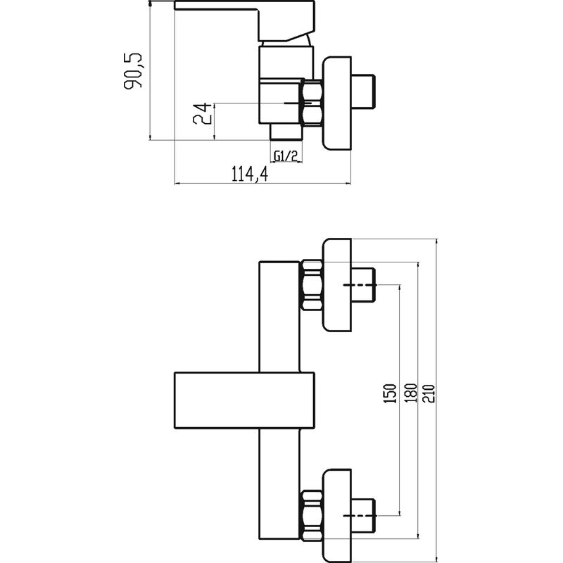 TITANIA-CUBE 98860/1.0 sprchova