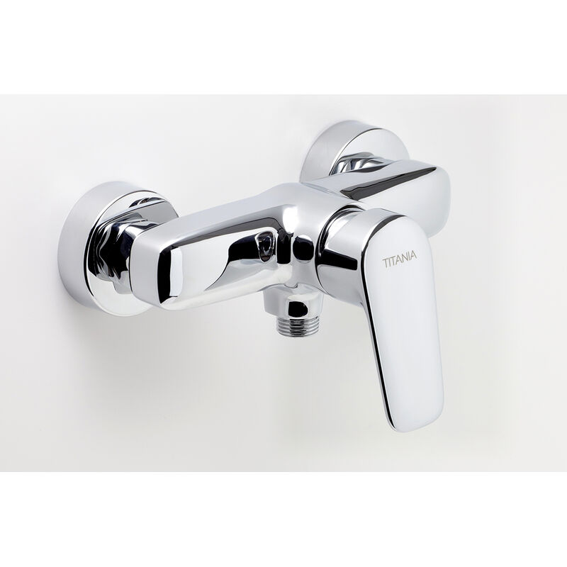 SPRCHOVÁ BATERIE BEZ PŘÍSLUŠENSTVÍ 150MM TITANIA PURE CHROM 90361/1,0