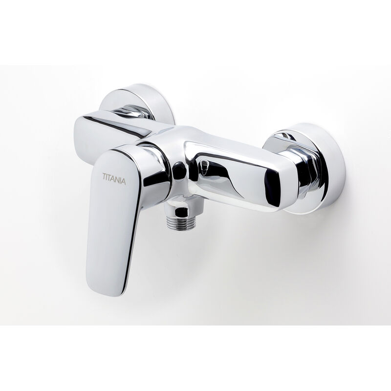 SPRCHOVÁ BATERIE BEZ PŘÍSLUŠENSTVÍ 150MM TITANIA PURE CHROM 90361/1,0