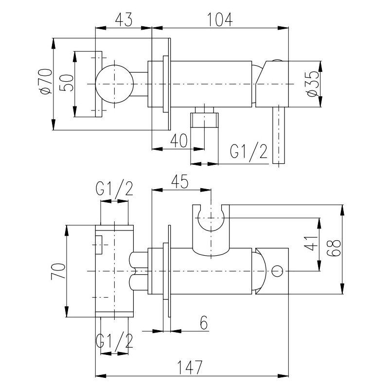 RAV SEINA SE843/1CMAT vodovod. bat. bidetova vestavena, cerna matna