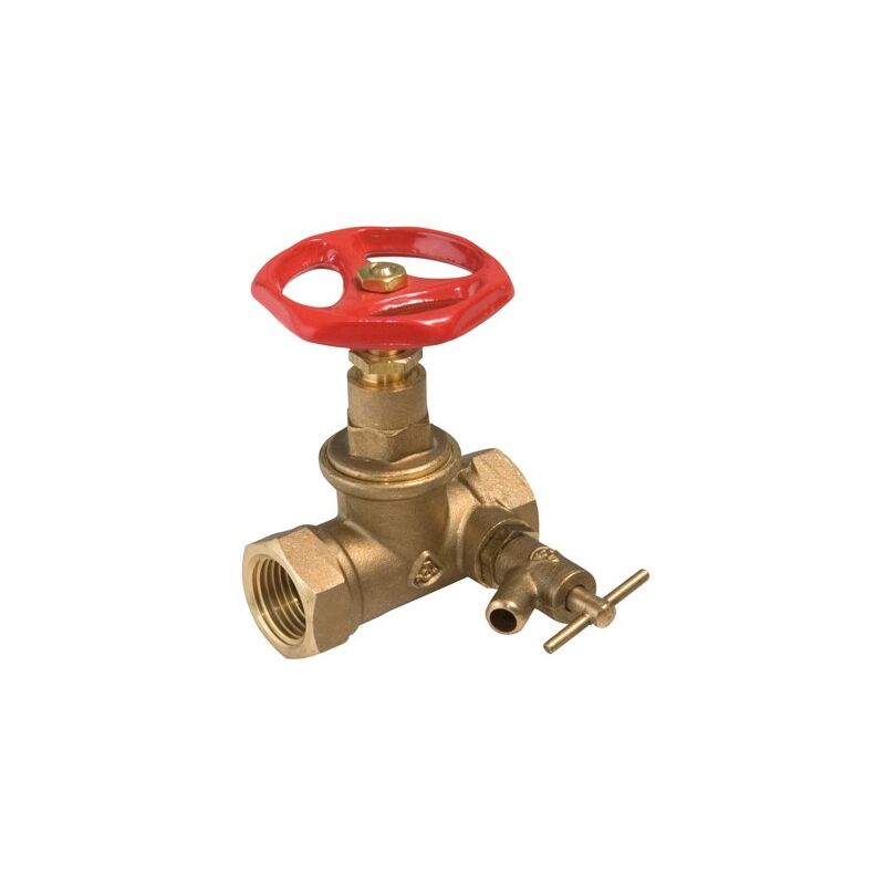 mosazný ventil K-125 DN15 1/2 s odvodněním