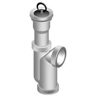 T 705 DN50/DN40 chrom drez.sifon