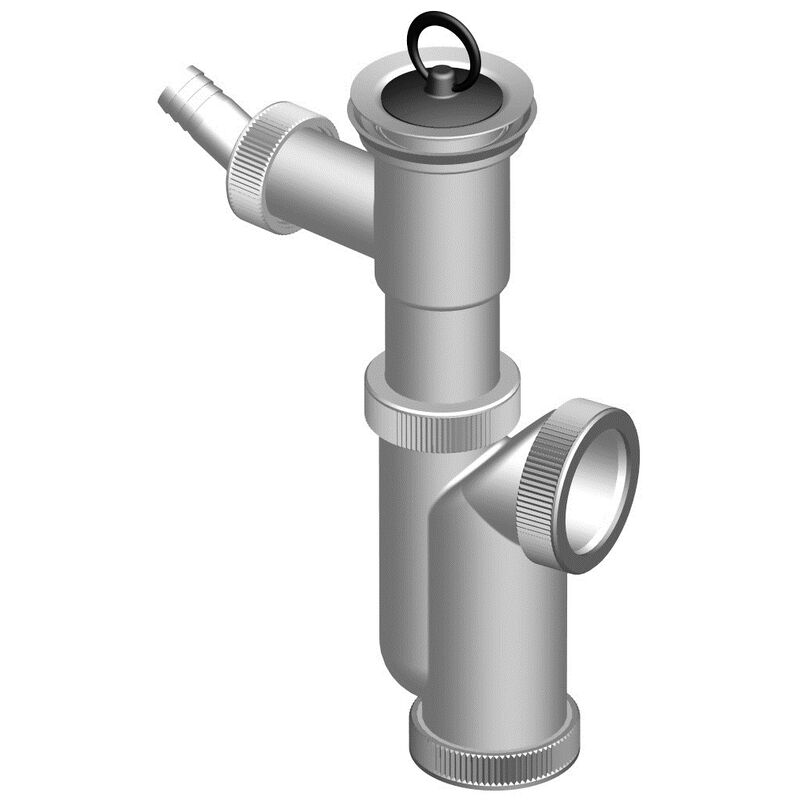 T 707 DN50/DN40 sifon dřez.s odb.chrom