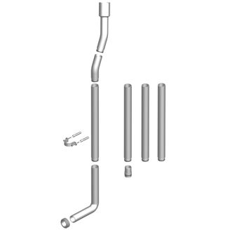 T 2448 B/IV splachovací roura