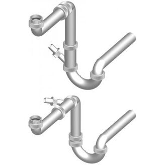 T 726 N/1 DN50/DN40 sifon dřezový zap.uz.G1/2