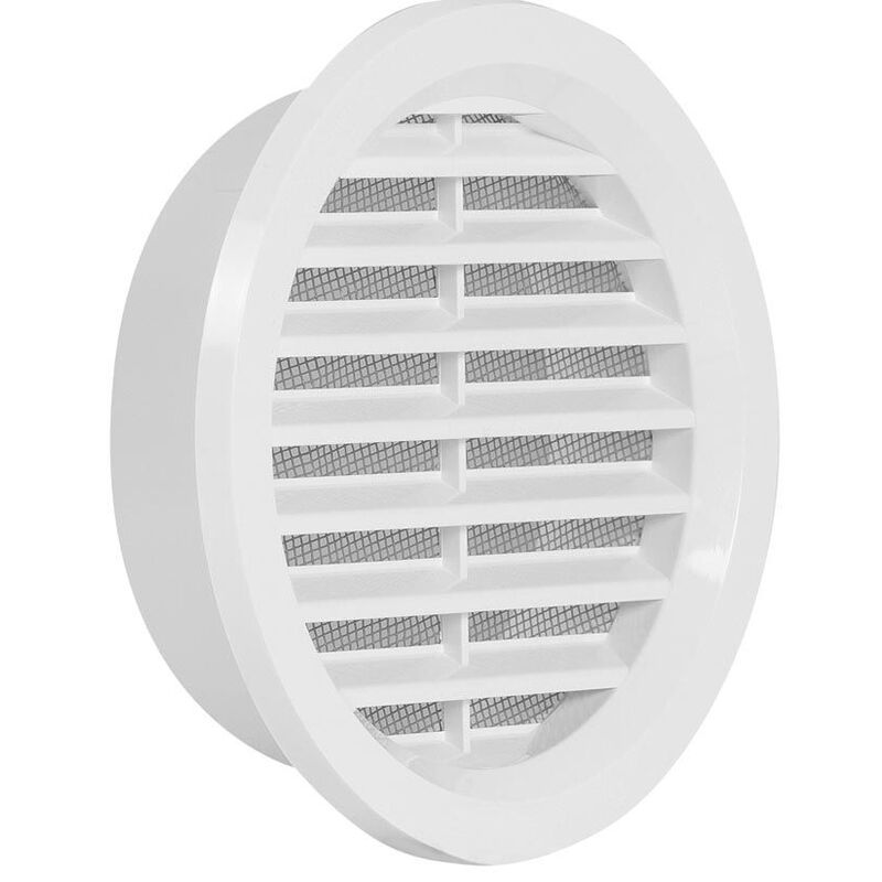 mřížka větrací kruhová VM 140 B bílá se síťkou