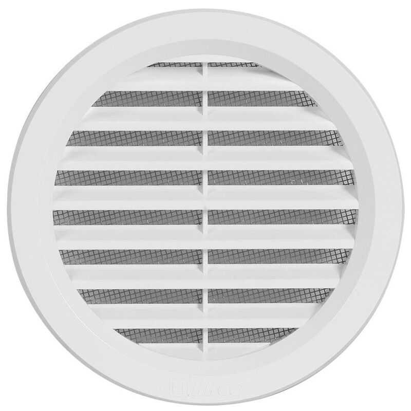 mřížka větrací kruhová VM 140 B bílá se síťkou