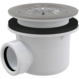 ALCA PLAST A48 Sifon vaničkový s nerezovou mřížkou