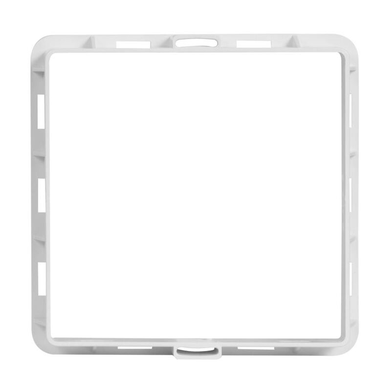 mřížka větrací s rámečkem VM 150x150 bílá se síťkou