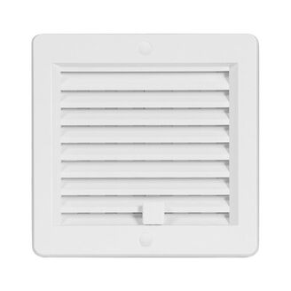 mřížka větrací uzaviratelná VM 150x150U bílá s rámečkem