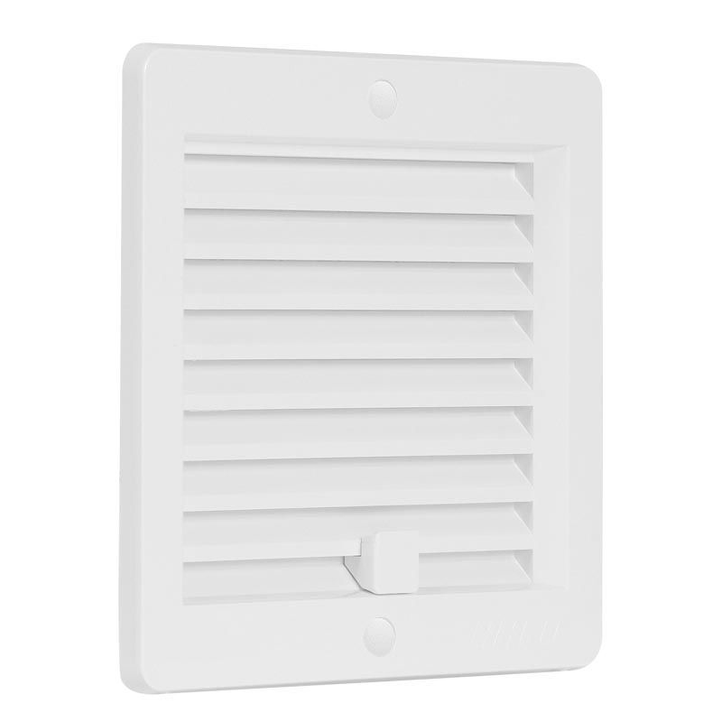 mřížka větrací uzaviratelná VM 150x150U bílá s rámečkem
