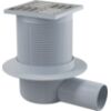 ALCA PLAST Podlahová vpusť APV1 105x105/50 boční nerez