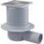 ALCA PLAST Podlahová vpusť APV1 105x105/50 boční nerez