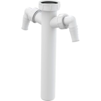 A44M d40 mezikus s převlečnou maticí 6/4 a 2 přípojkami