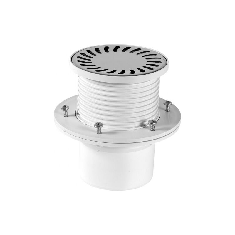 podlahová vpusť CHUDĚJ DN110 nerezová  D137 s přírubou