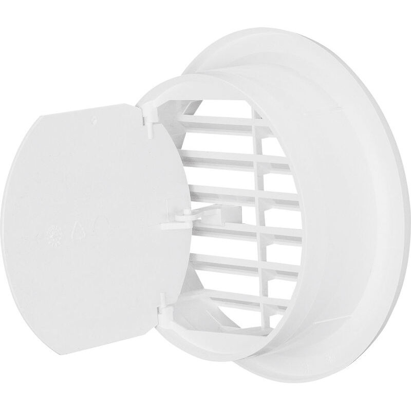mřížka větrací kruhová uzaviratelná VM 110 UB bílá