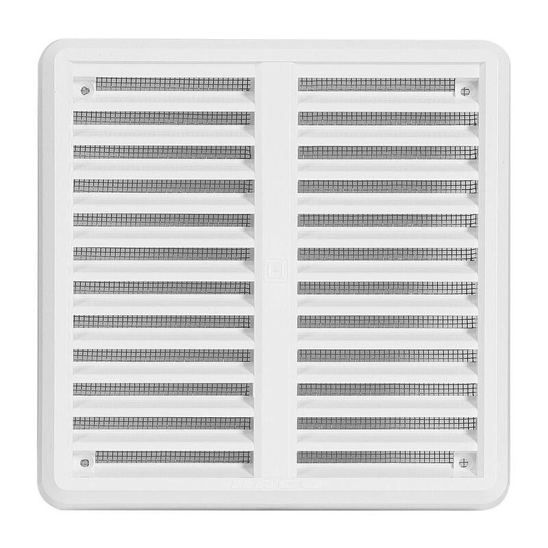 mřížka větrací - krytka VM 250x250 KB bílá se síťkou