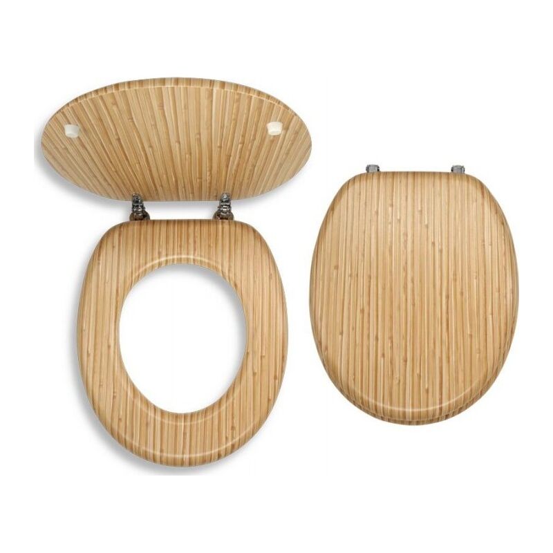 NOVASERVIS Sedátko dýhované MDF WC/BAMBUS