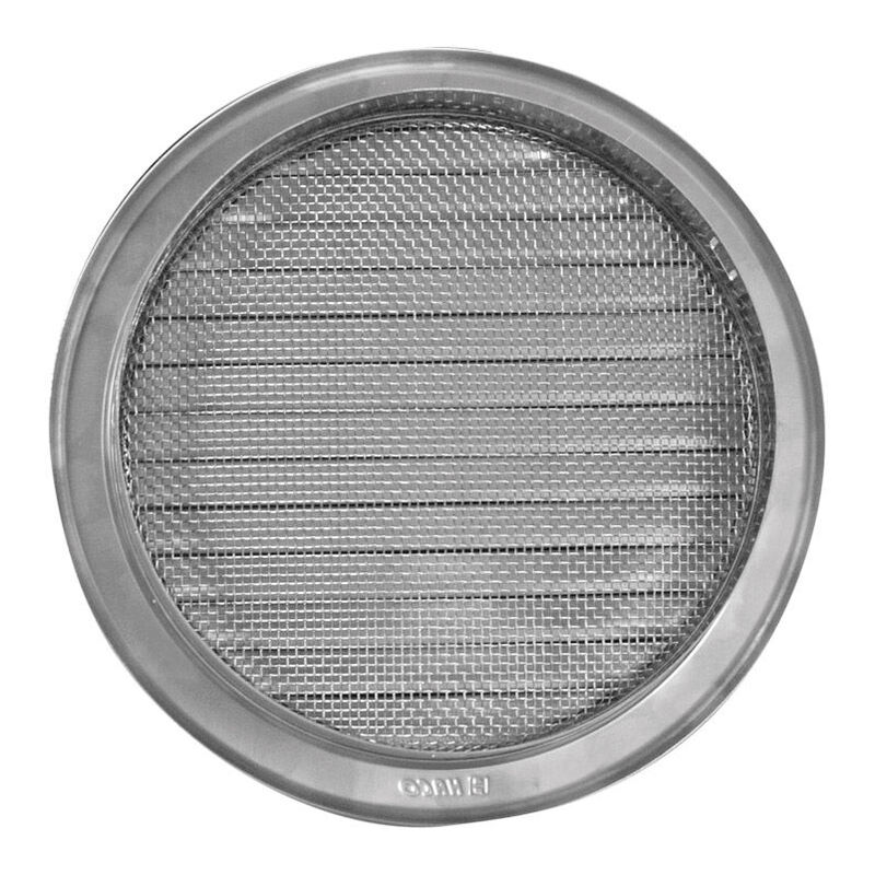 mřížka větrací kruhová NVM 125 nerez se síťkou