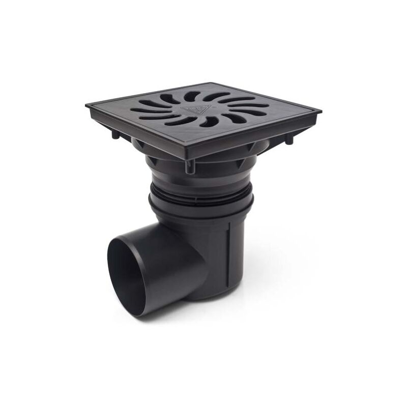 kanalizační vpusť D 110-250 boční (litinová mřížka se šrouby)