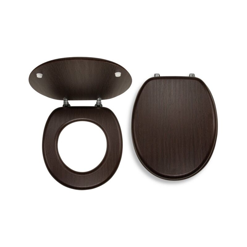 NOVASERVIS Sedátko dýhované MDF WC/WENGE