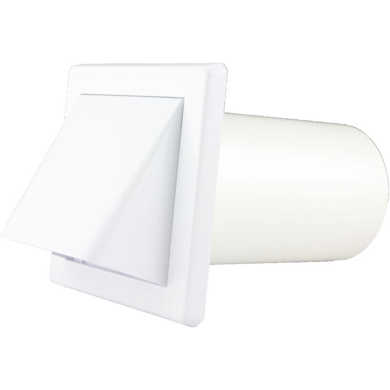 mřížka gravitační - klapka VM 150x150 GK/100 bila