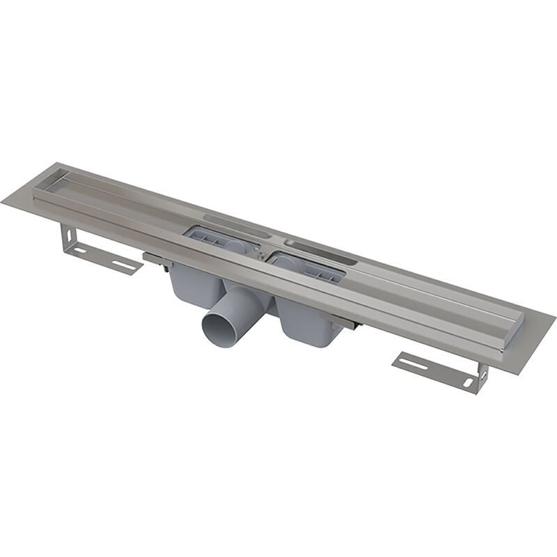 ALCA PLAST APZ1 Podlahový žlab s okrajem pro perforovaný rošt 1450