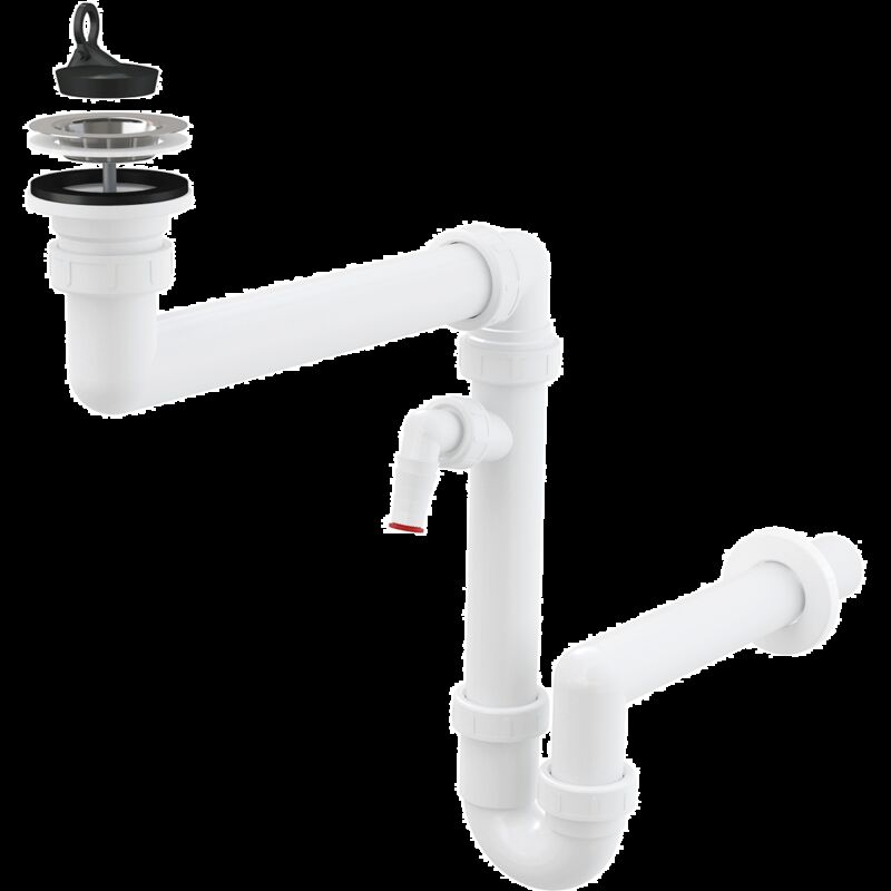 ALCADRAIN Sifon dřezový A870P-DN40 