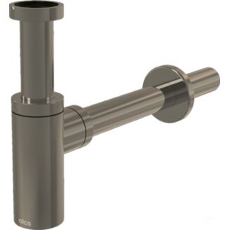 A400-N-B sifon umyvadlovy DN32 DESIGN, NICKEL kartacovany mat