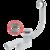 A504CKM sifon vanovy CLICK-CLACK kov