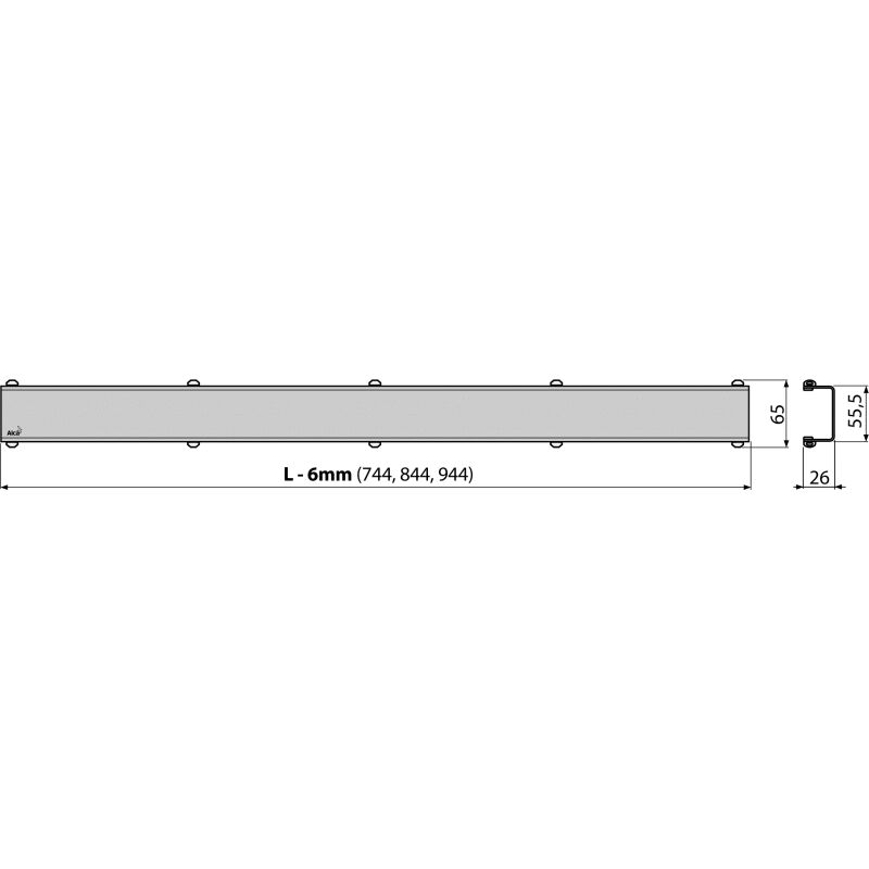 rost SPACE 850M nerez mat